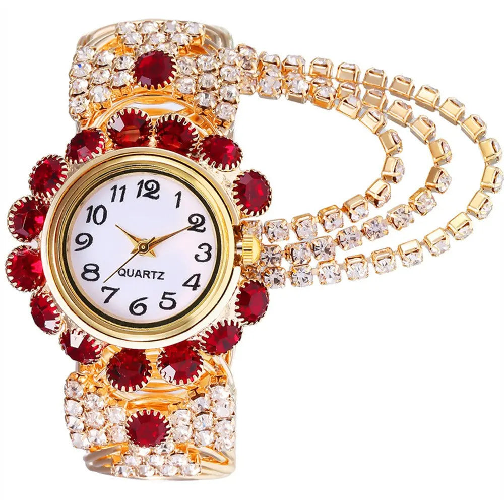 New trend and fashion women's watch with diamond inlaid digital quartz female bracelet watch eprolo