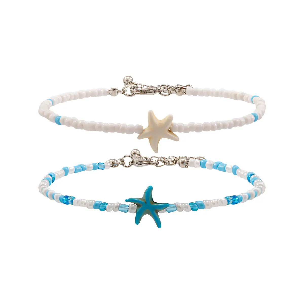 Conch Rice Bead Anklet Multi Layer Beach Foot Accessories Hot Selling Ocean Star Resort Foot Chain Set eprolo