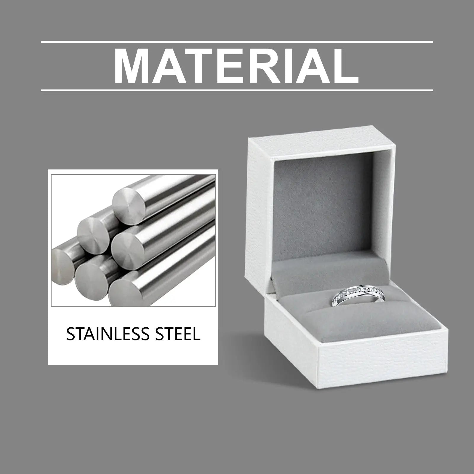 Hoexe Silver Dot Diamond Ring, Care For Daily Life Wear Comfortable Sports Ring For Men And Women