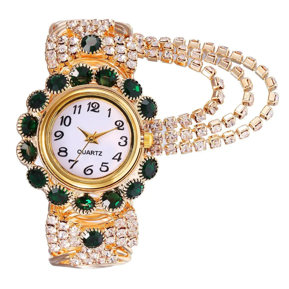 New trend and fashion women's watch with diamond inlaid digital quartz female bracelet watch eprolo