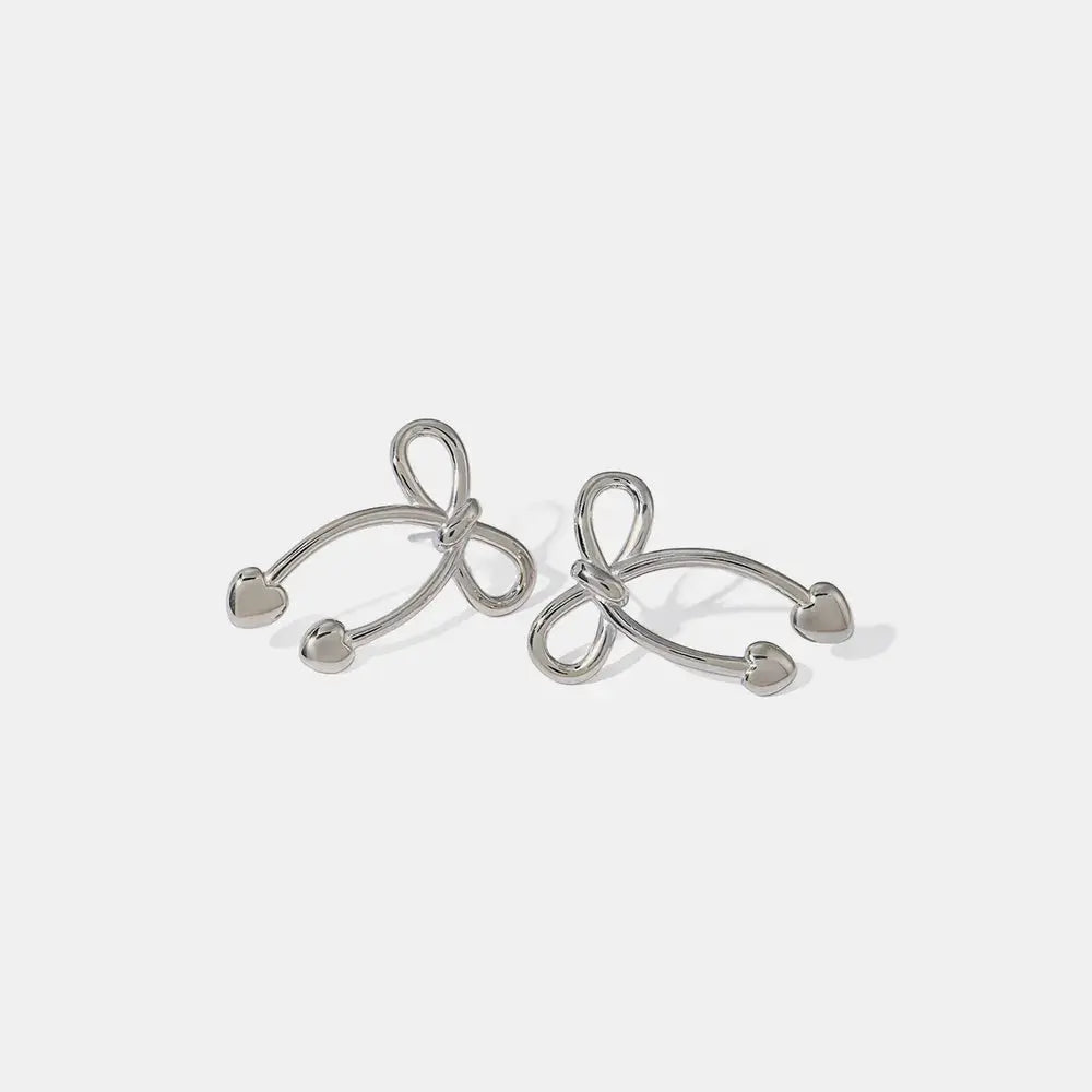 Stainless Steel Bow Earrings eprolo