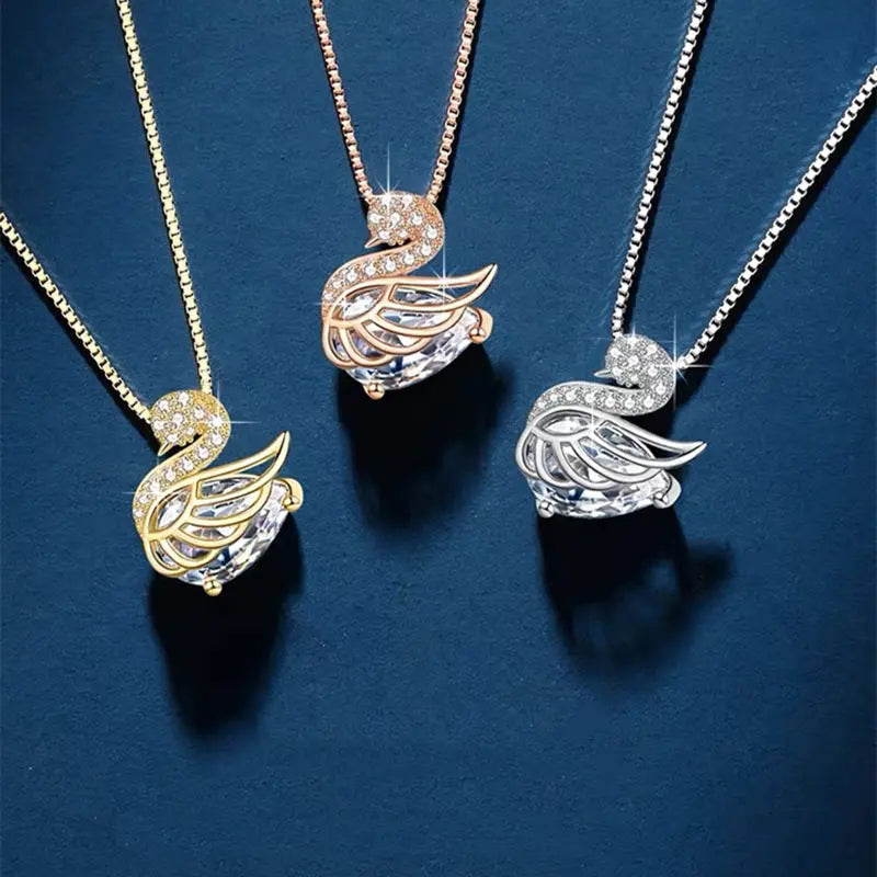 swan necklace women's light luxury high-end temperament collarbone chain TikTok same fashion versatile accessories eprolo