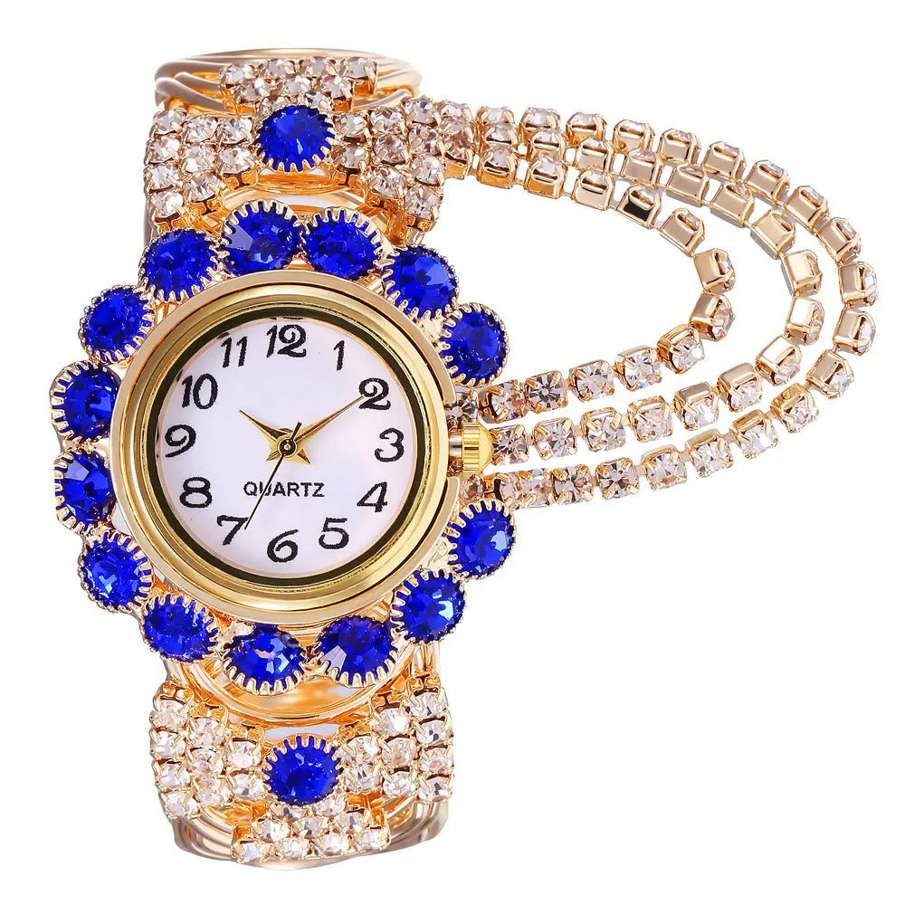 New trend and fashion women's watch with diamond inlaid digital quartz female bracelet watch eprolo