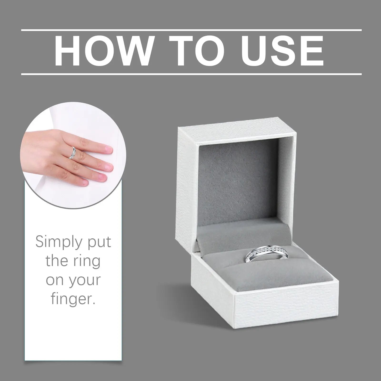 Hoexe Silver Dot Diamond Ring, Care For Daily Life Wear Comfortable Sports Ring For Men And Women