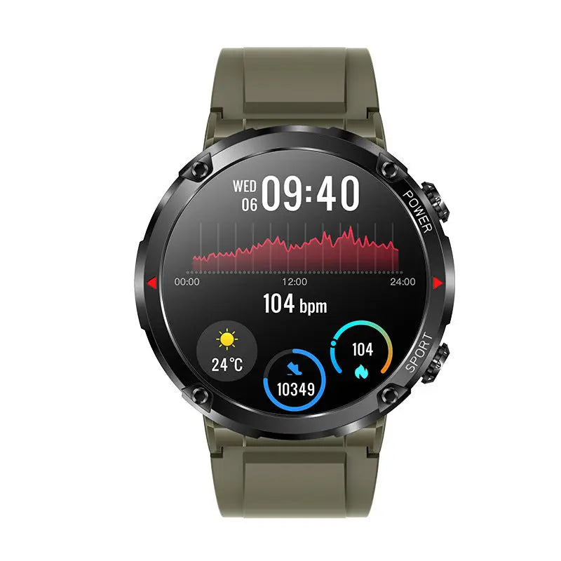 T30 Outdoor Bluetooth Call Smart Watch Large Screen HD Step by Step Heart Rate Blood Pressure Multi Exercise Smart Watch eprolo