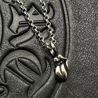 Vintage Peach Heart Cross Pendant Necklace eprolo