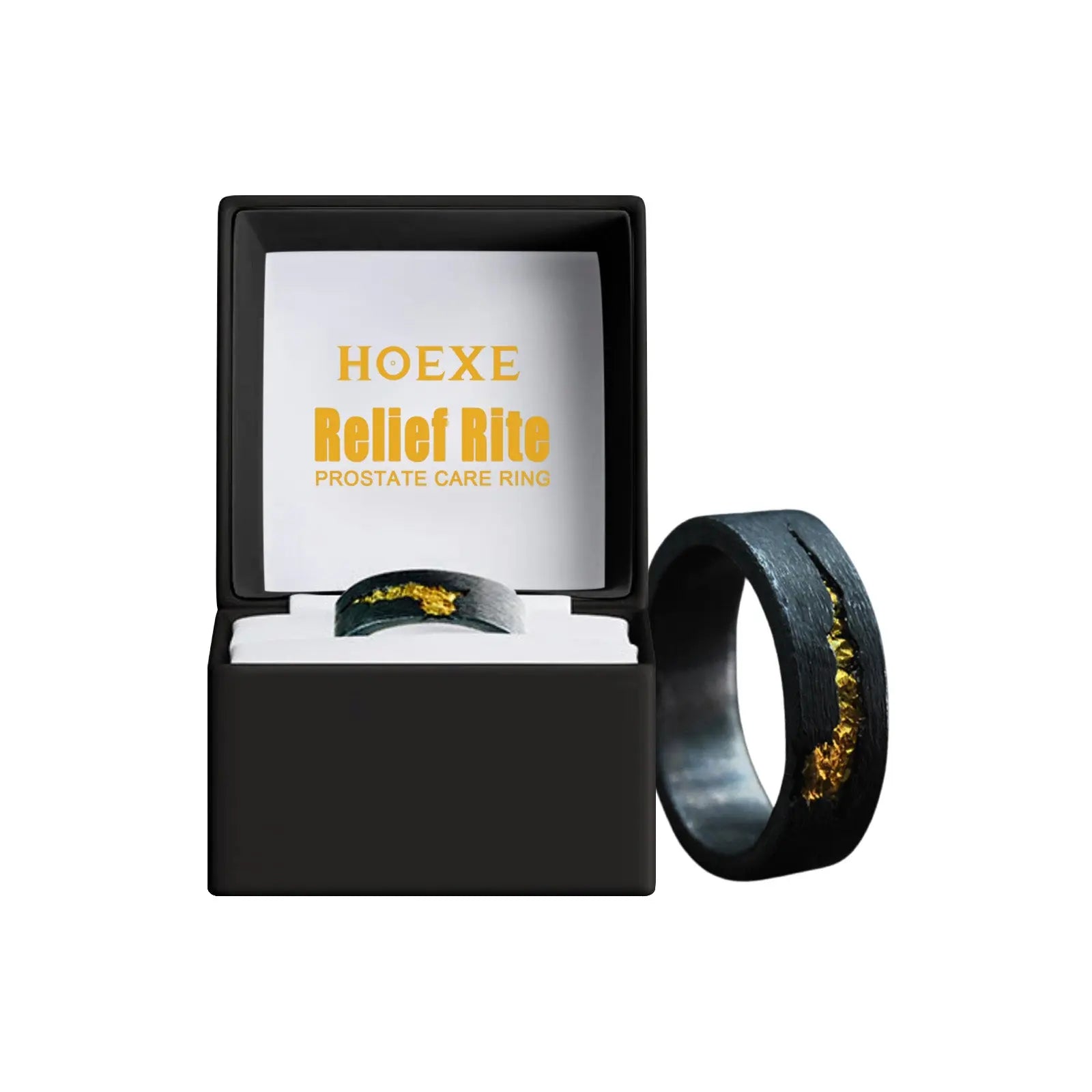 Hoexe Light Luxury Flow-Fire Ring, Relieve Physical Discomfort, Enhance Vitality Care For Men's Health Daily Portable