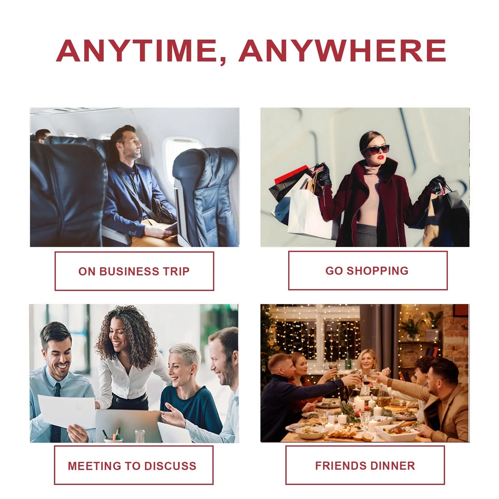 HOEXE Obsidian Ring, Stainless Steel Ring For Men And Women Smooth Fashion Simple Boutique Hand Accessories