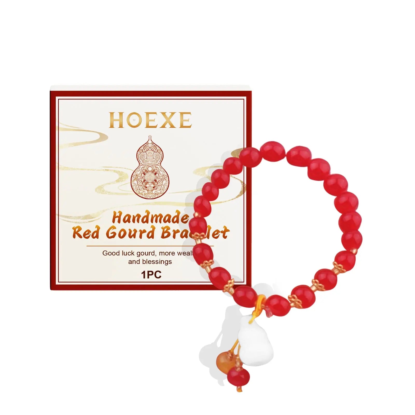 Handmade Red Gourd Bracelet Fashion Elegant Durable Niche Design Dating Red Bracelet eprolo