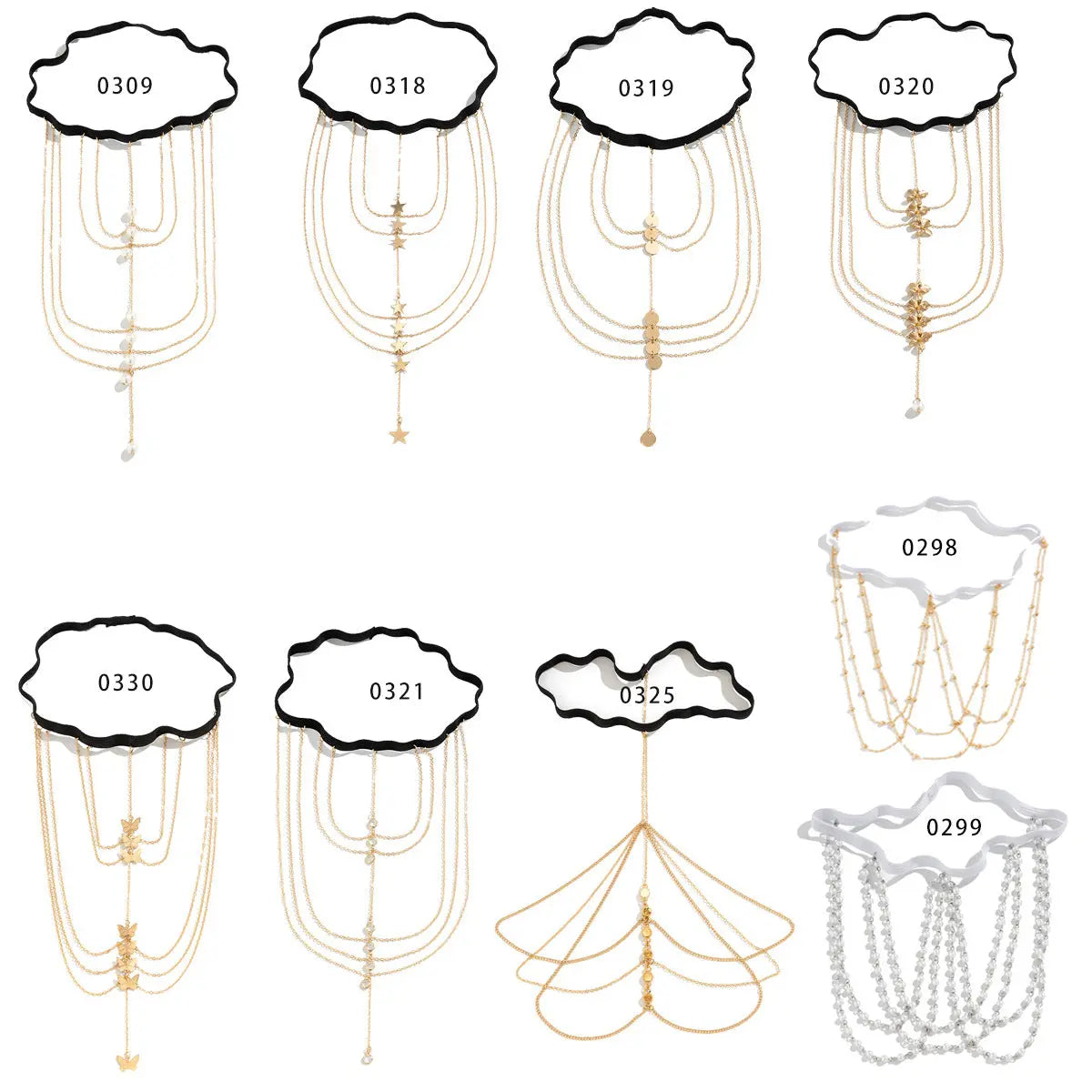 Pure desire butterfly tassel leg chain female sweet cool multi-layer chain star shaped leg ring sexy thigh chain eprolo