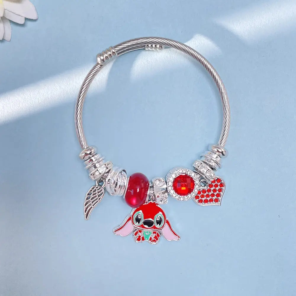 Panja Stylized Bracelet Adjustable Open Design Simple Minimalist Cute Stainless Steel Bangle for Women eprolo