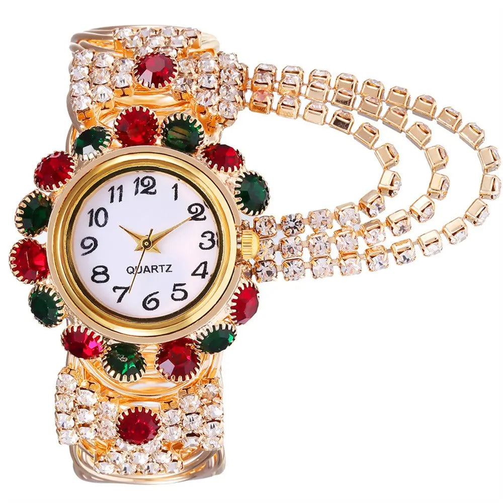 New trend and fashion women's watch with diamond inlaid digital quartz female bracelet watch eprolo