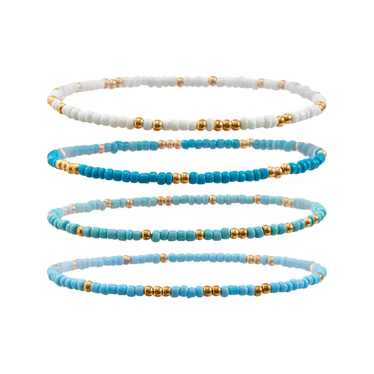 Conch Rice Bead Anklet Multi Layer Beach Foot Accessories Hot Selling Ocean Star Resort Foot Chain Set eprolo