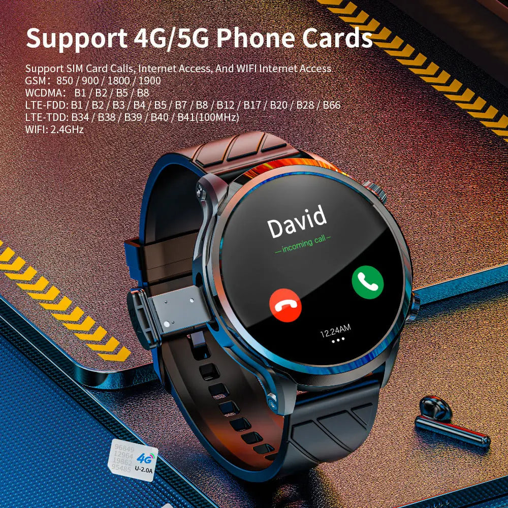 4G Smart Watch Independent Android System SIM Card Phone Watch WiFi eprolo