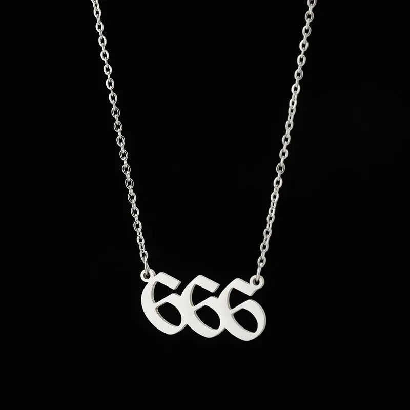 Personalized Angel Number 111-999 Stainless Steel Non Fading Pendant Necklace eprolo