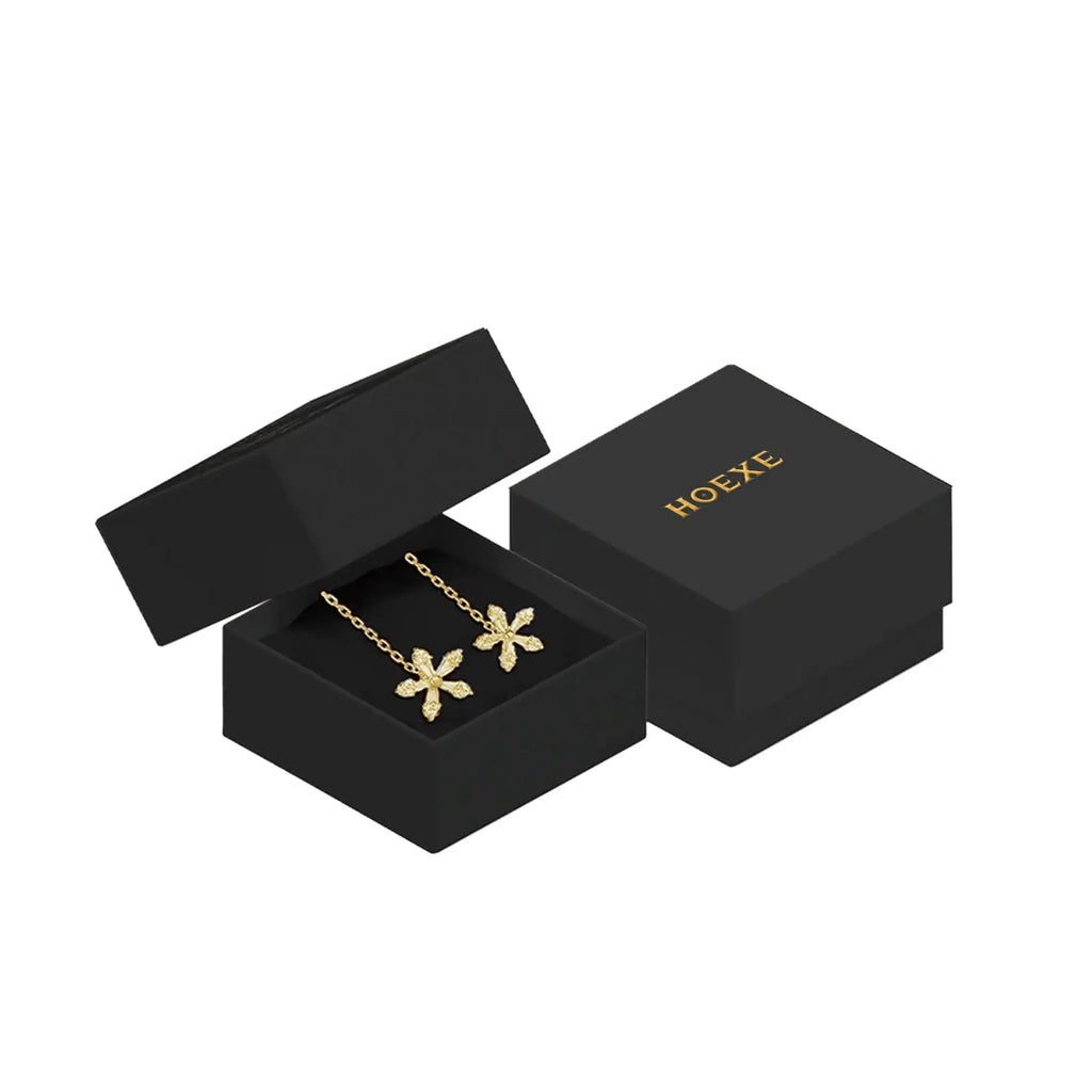 Sweet Crystal Flower Long Earrings, Ear Acupoint Earrings Niche Fashion Small Fresh And Cute Earrings eprolo