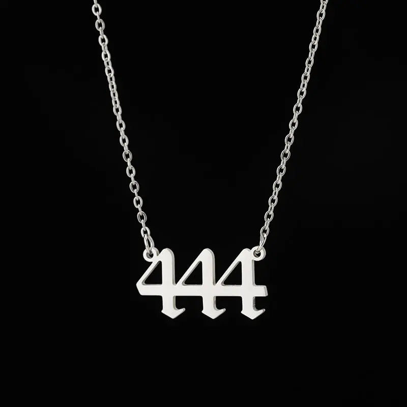 Personalized Angel Number 111-999 Stainless Steel Non Fading Pendant Necklace eprolo