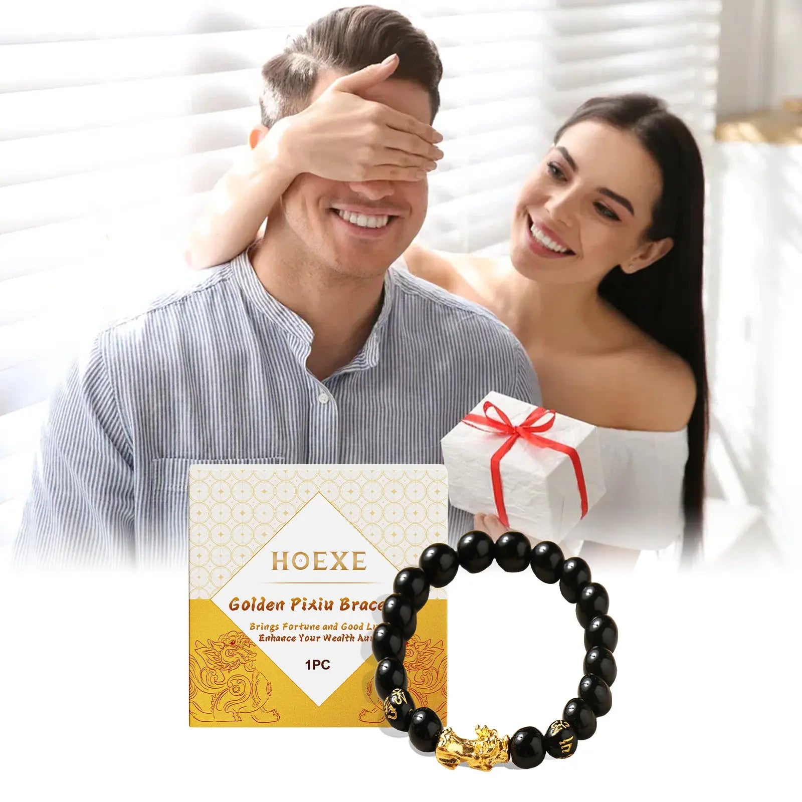 Gold Pixiu Beaded Bracelet Beautiful Meaning Of Male And Female Couples Hand String Fashion Elegant Collocation Accessories eprolo