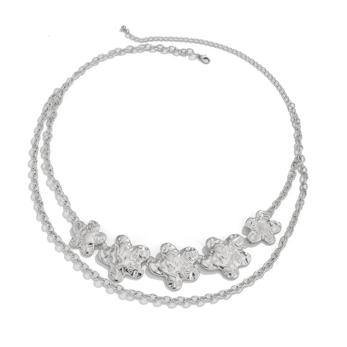 Punk exaggerated big heart metal style body chain sexy starfish waist chain eprolo