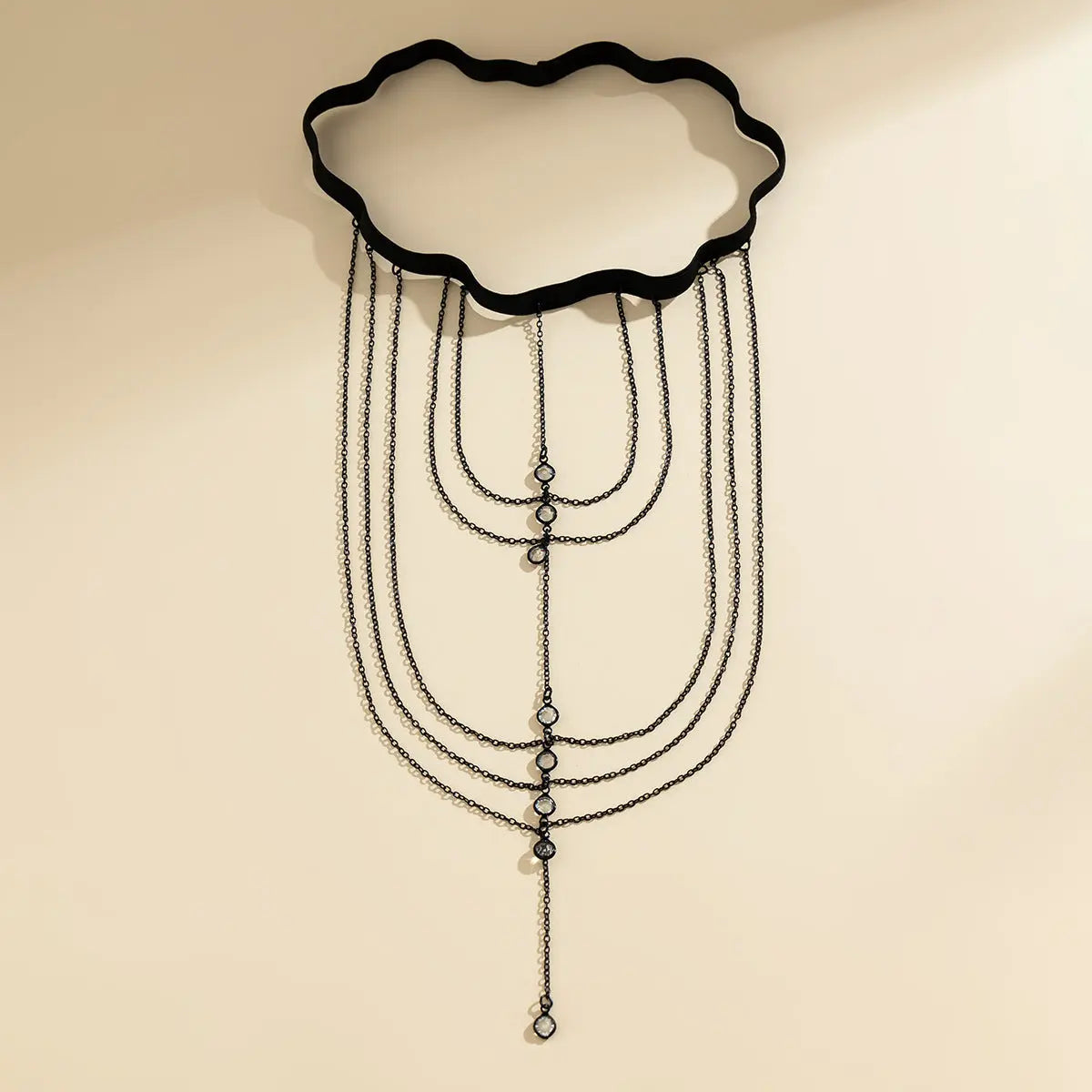 Pure desire butterfly tassel leg chain female sweet cool multi-layer chain star shaped leg ring sexy thigh chain eprolo