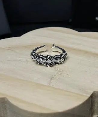 Vintage Silver Cross Men's and Women's Ring