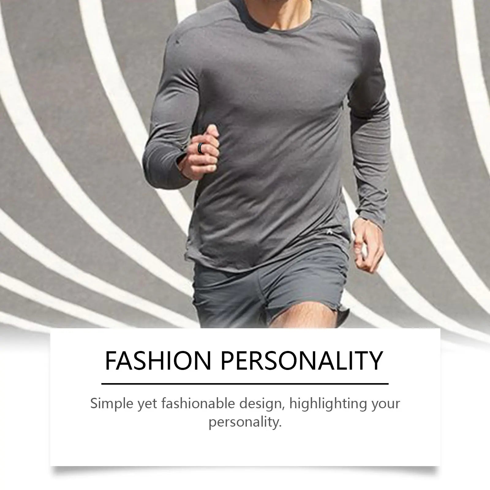 Hoexe Light Luxury Flow-Fire Ring, Relieve Physical Discomfort, Enhance Vitality Care For Men's Health Daily Portable